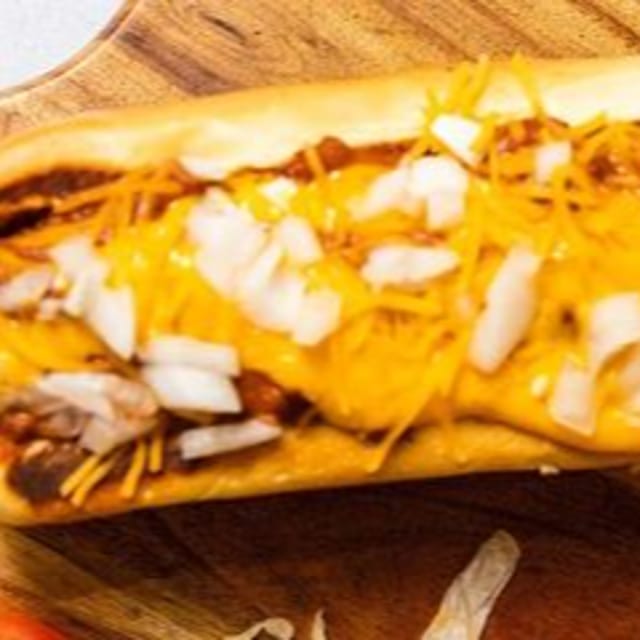 Chili Cheese Dog.