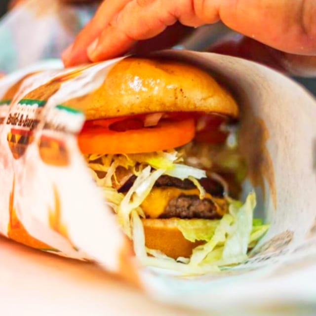 Ricks Old Fashioned Style Burger.