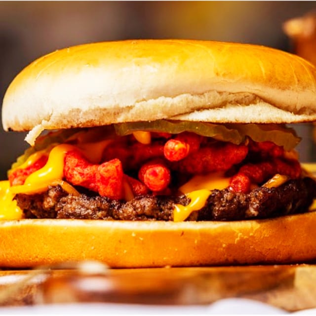Hot Cheeto Burger.