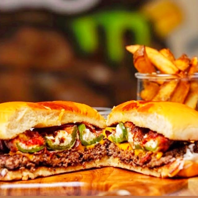 Jalapeño Popper Burger.